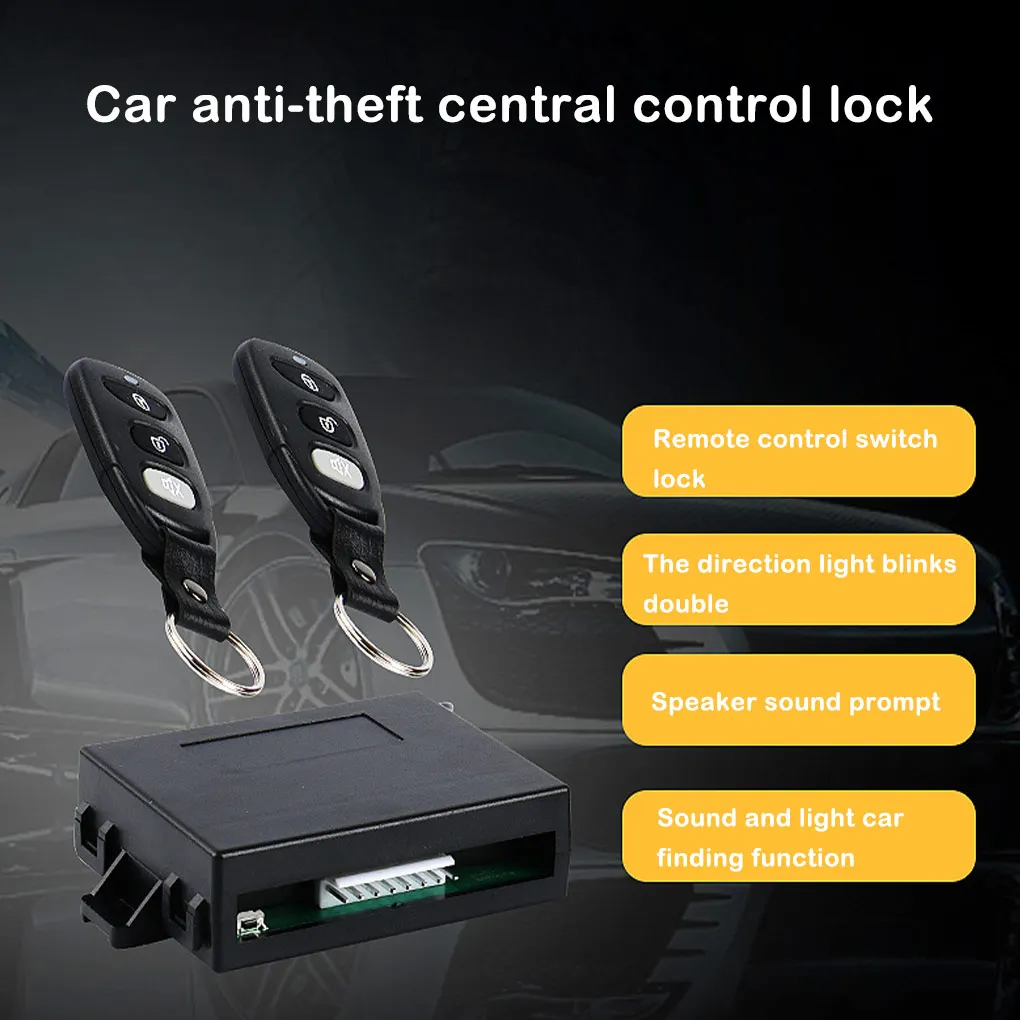 

Universal Car Central Door Lock Set Remote Control Keyless Entry Locking System Automobile Spare Parts Without Flashlight