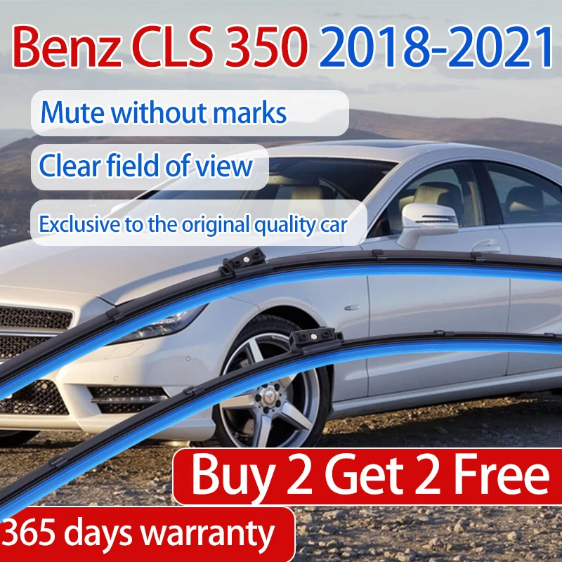 

ShangKeWen Car Boneless Silicone Windshield Wipers Blade For Benz CLS350 Universal Soft Rubber Wipers Mercedes-Benz Accessories