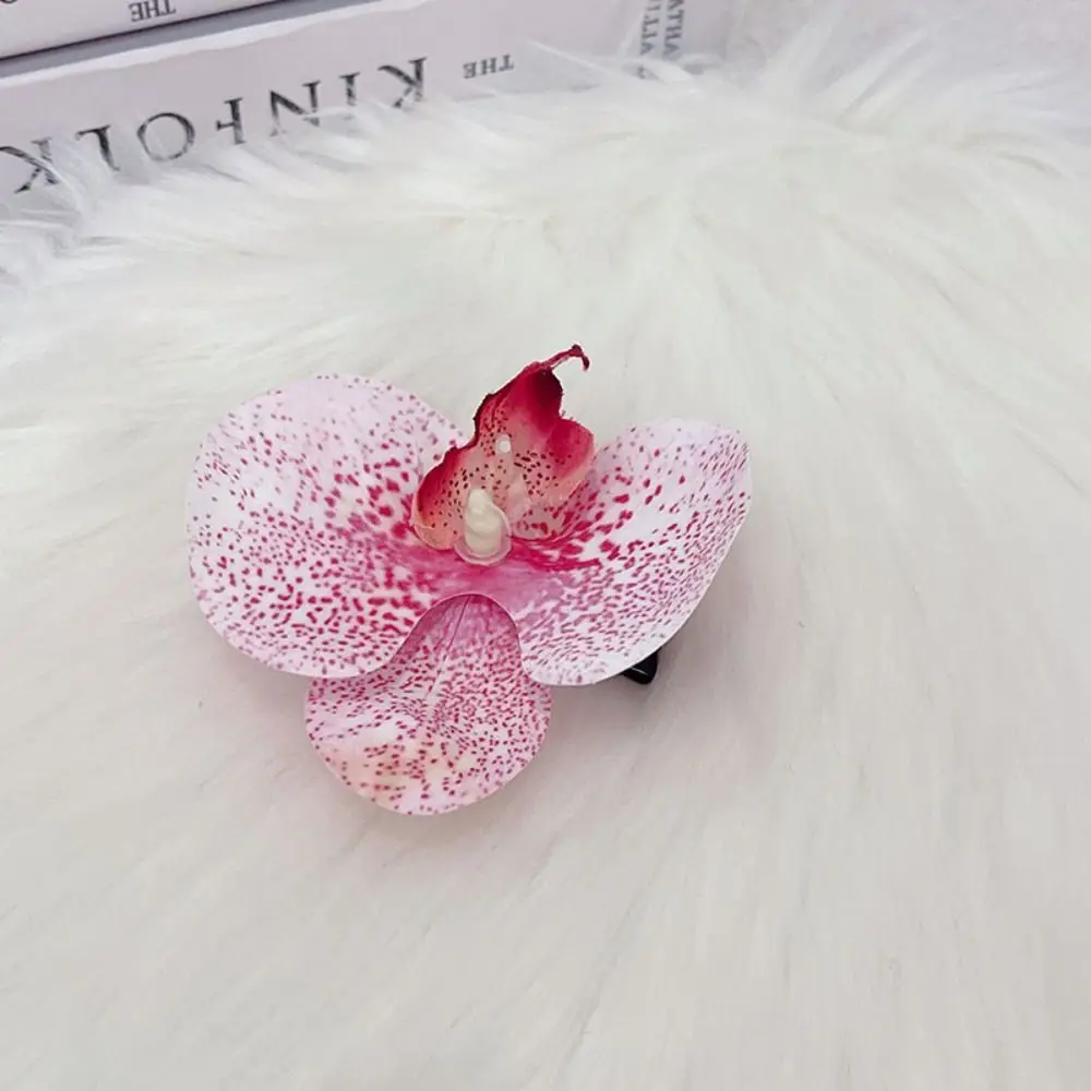 Тканевая заколка для волос с бабочкой и цветком в корейском стиле бабочка