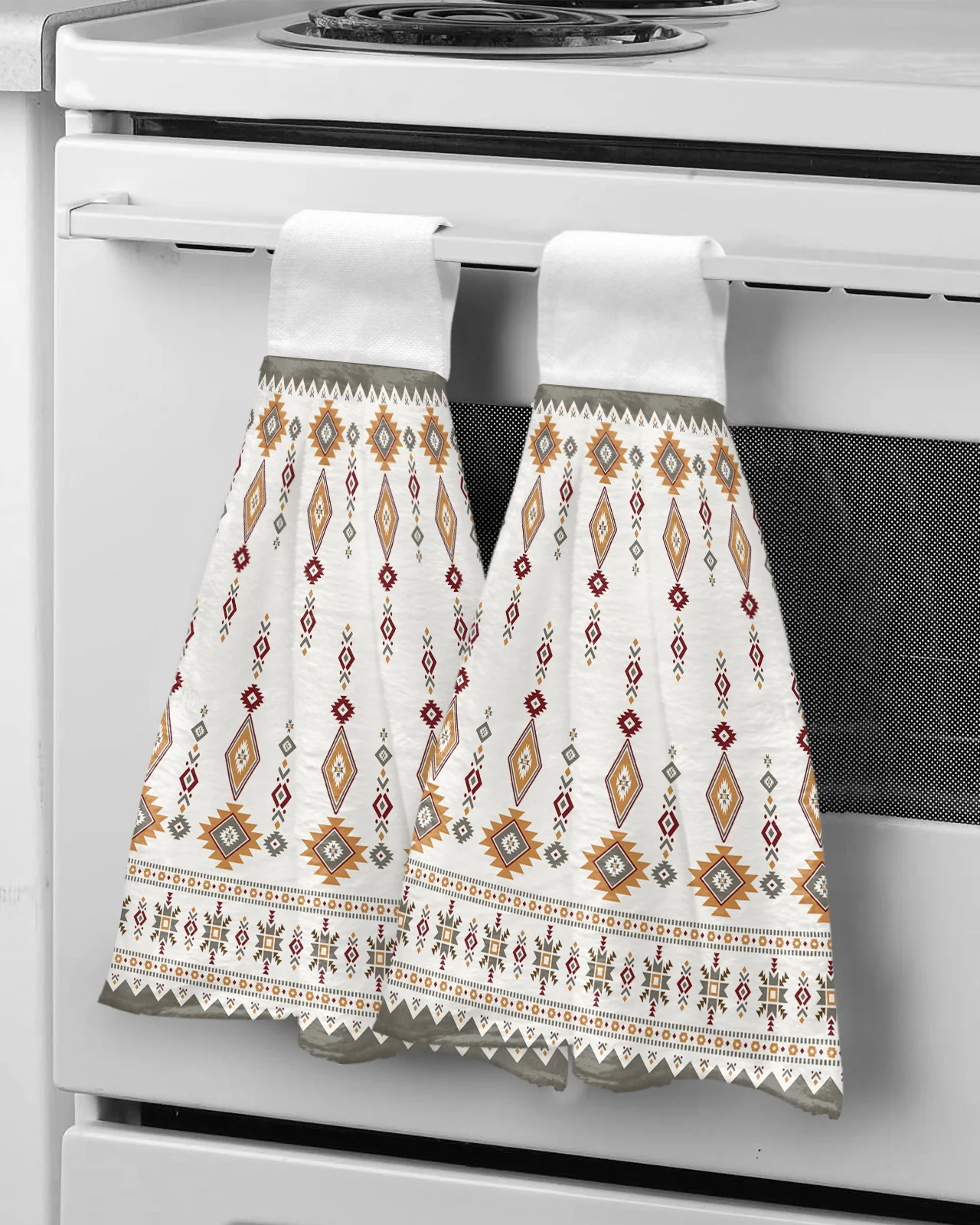 

Tribal Totem Boho Hand Towel Microfiber Hanging Wipes Cloth Tableware Cleaning Towel Bathroom Kitchen Tools Accessories