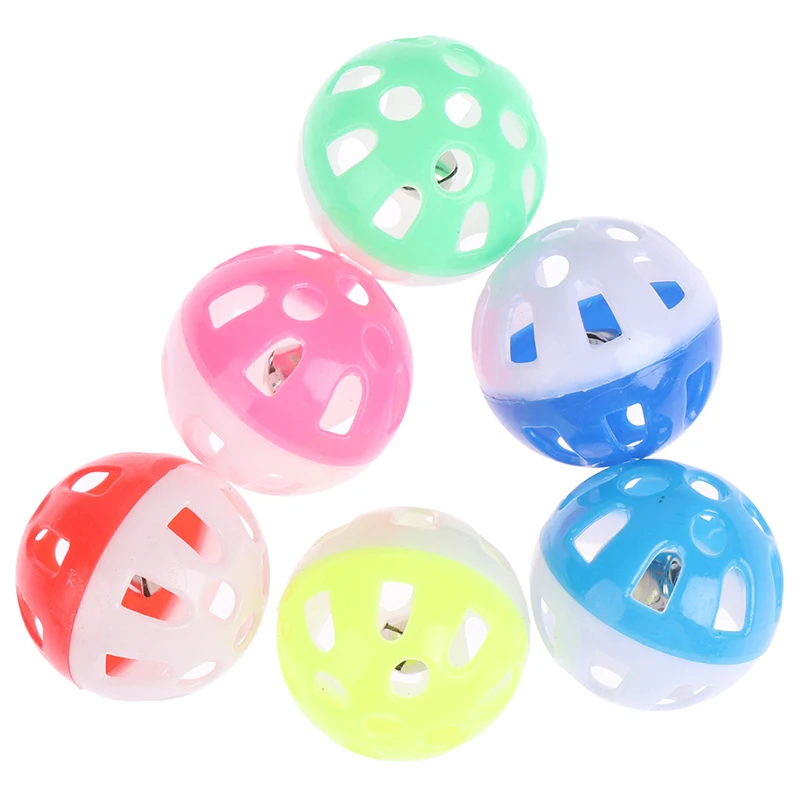 

1pc 3.8cm Pet Parrot Toy Bird Hollow Bell Ball For birds Chew Fun Cage Toys