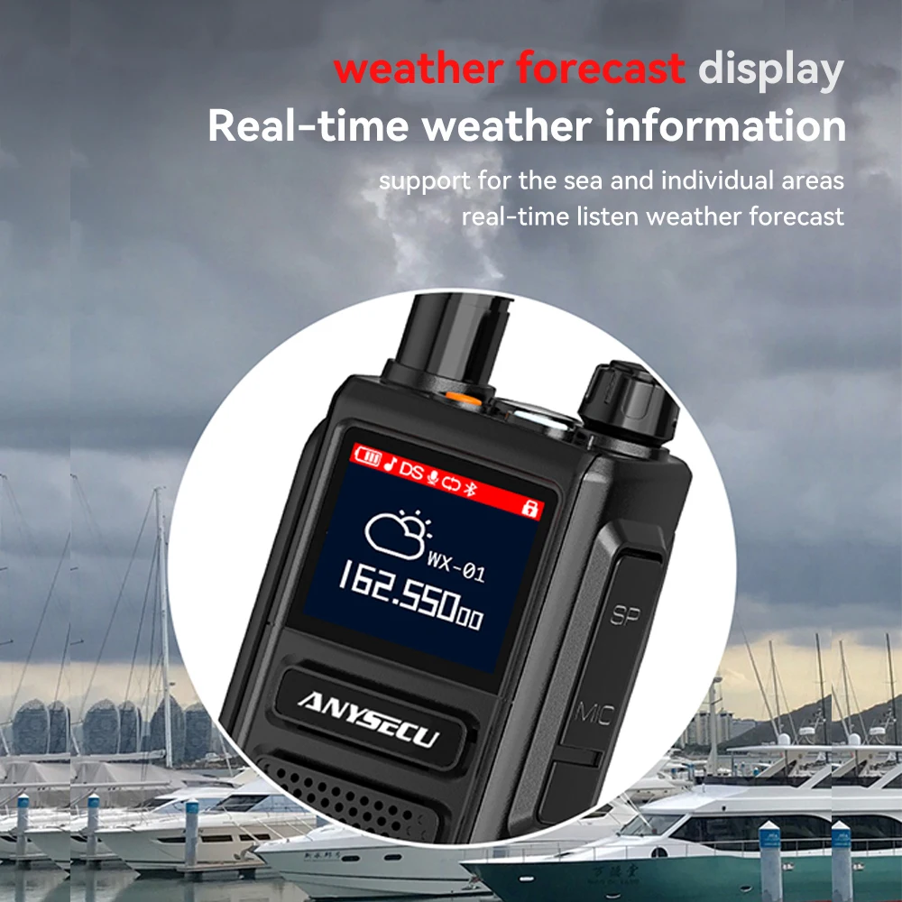 ANYSECU AC-880 10 Вт любительская двухсторонняя радиостанция 256CH воздушный диапазон