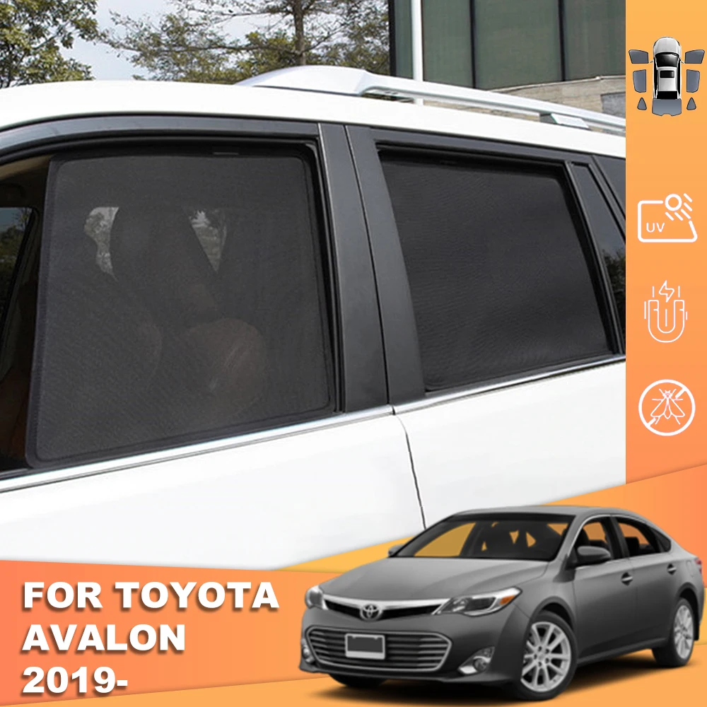 

For Toyota Avalon XX50 2019-2022 Magnetic Car Sunshade Shield Front Windshield Curtain Rear Baby Side Window Sun Shade Visor