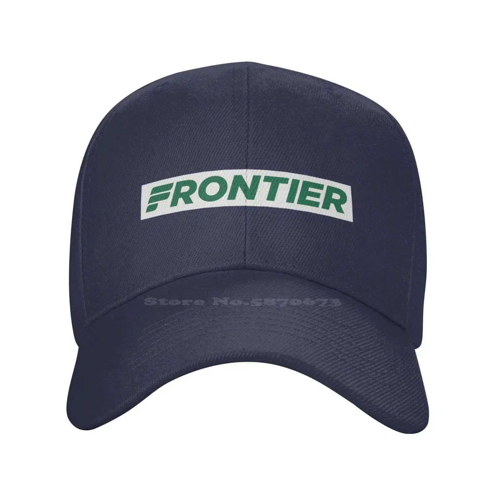 

Высококачественная джинсовая бейсбольная кепка Frontier Airlines с логотипом