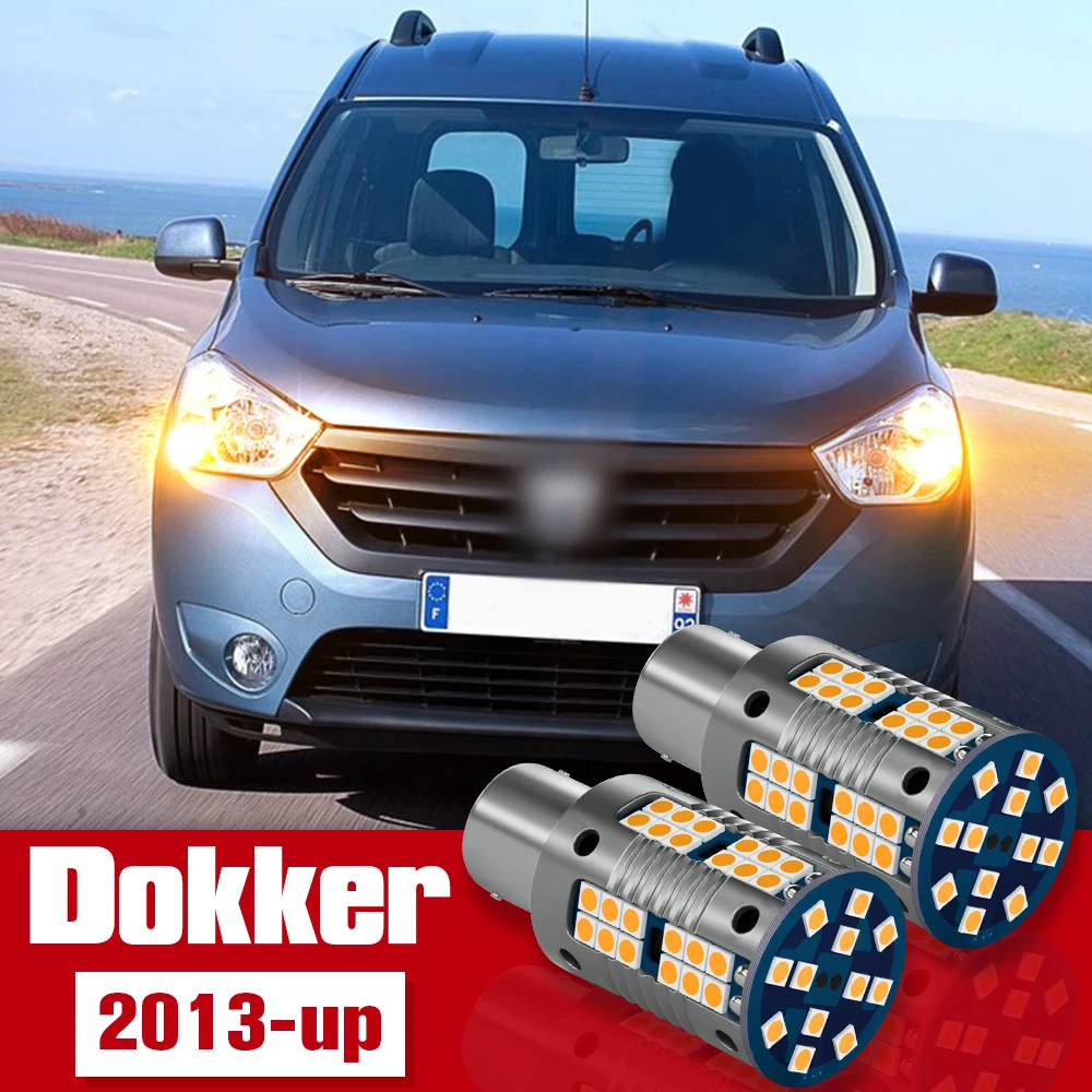 

2pcs Turn Signal Light Accessories LED Bulb Lamp For Renault Dokker 2013 2014 2015 2016