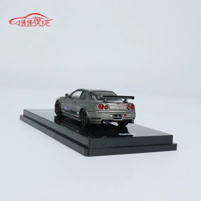INNO 1:64 Nissan skyline GTR R34 OMORI FACTOR CLUBMAN RACE SPEC Коллекция литых под давлением сплавов модель