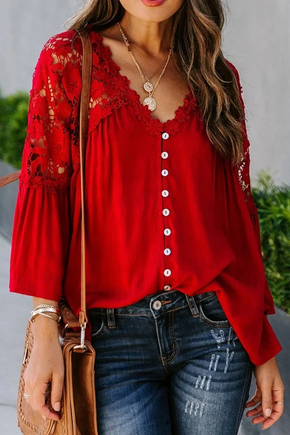 

Summer Loose Casual Female T Shirts Fashion Office Blouses Tops Long Sleeve Chic Hollow Woman Blouse 2022 Lace Blusas Plus Size