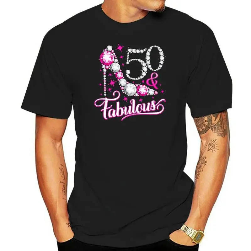 

Men T Shirt 50 & Fabulous T-shirt. 50th Birthday t s Women T-Shirt