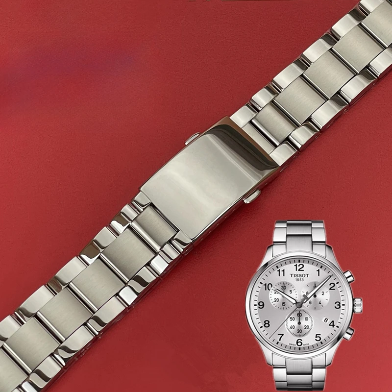 

Ремешок из нержавеющей стали для Tissot 1853 Speed Series T116, оригинальный ремешок для часов T116617a T116410a