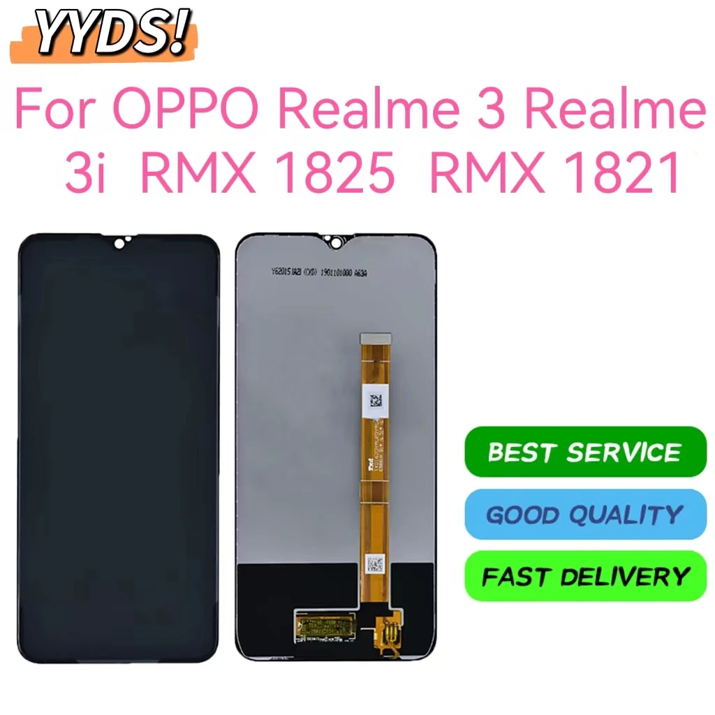 

Tested 6.22" LCD For OPPO Realme 3 Realme 3i LCD Display Screen Touch Panel Sensor Digitizer Assembly For RMX1825 RMX1821 LCD
