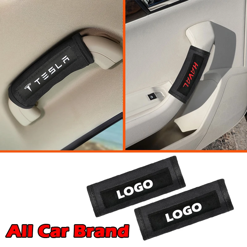 

2Pcs Car Logo Interior Cotton Protect Door Handle Gloves Car Goods For Haval Accessories Jolion F7x F7 H2 H3 H5 H6 H7 H9 2018