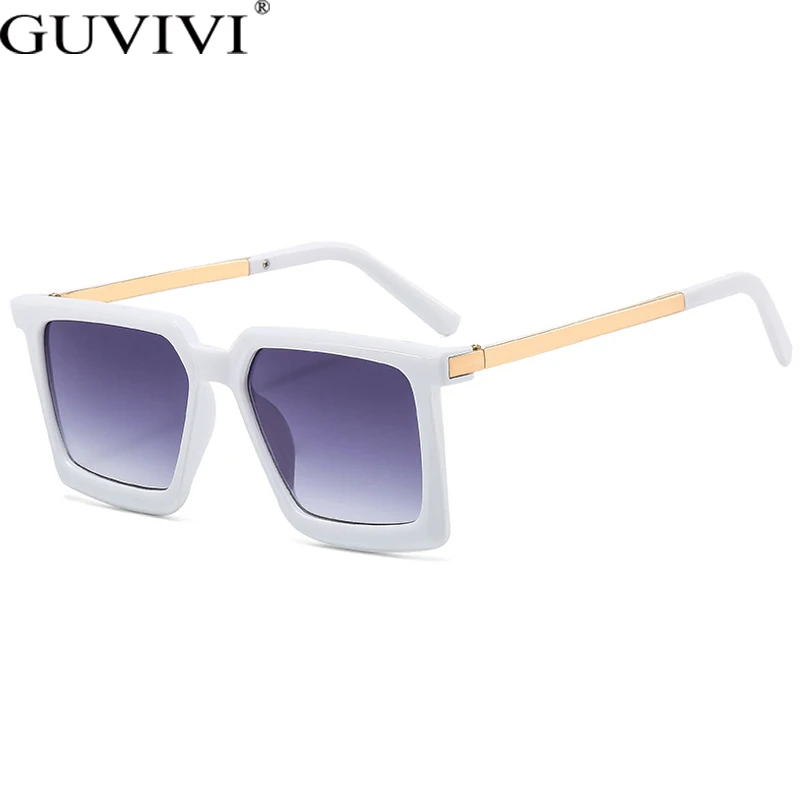 Винтажные Квадратные Солнцезащитные очки с мраморным рисунком модные оверсайз в