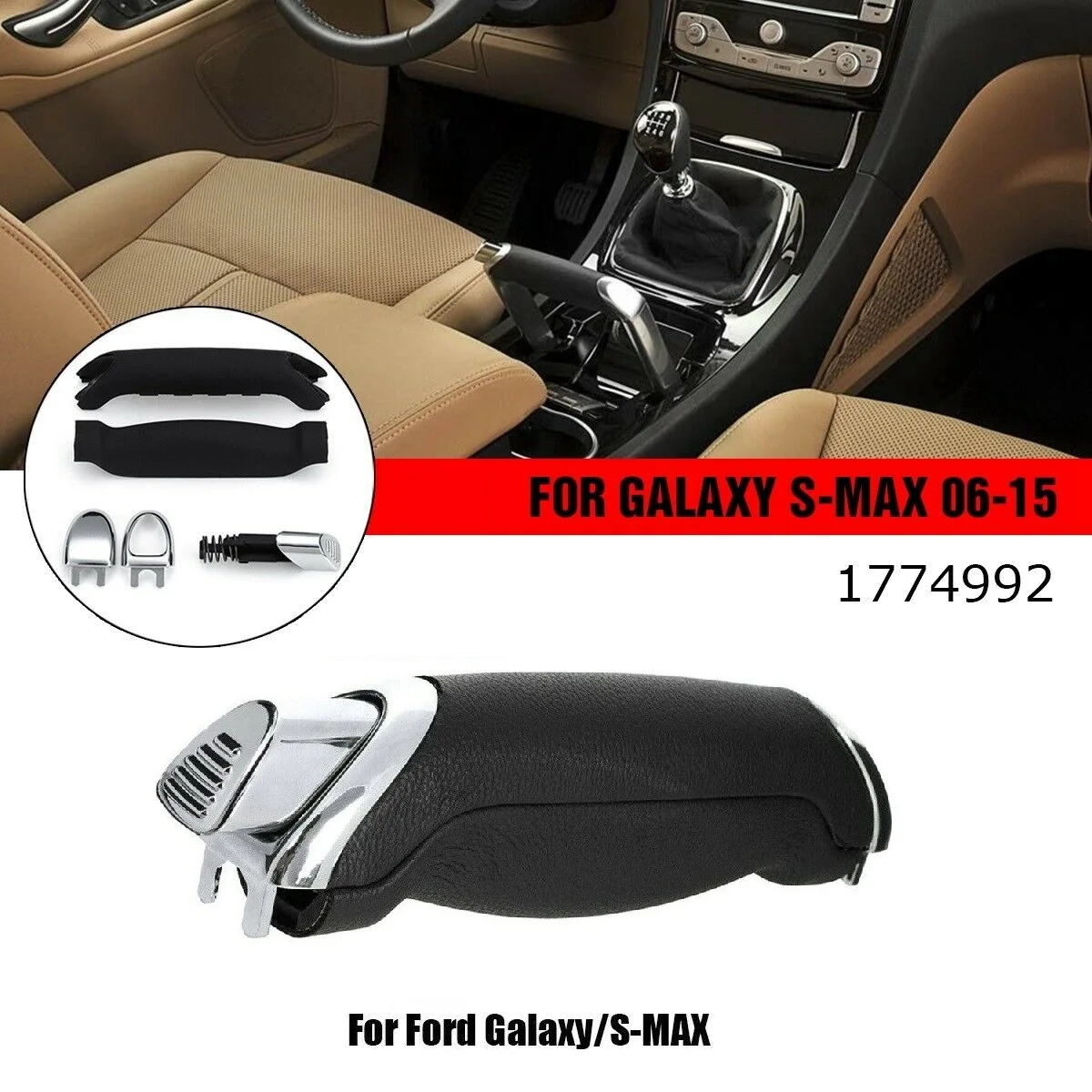 

Набор для ремонта рычага ручного тормоза для Ford Galaxy S-MAX 2006-2015 6G912783AB 6G91-2783-AB 1774992