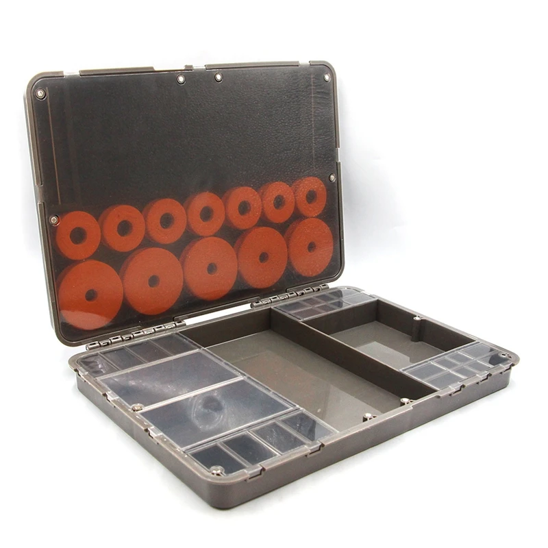 

1PC ABS Carp Fishing Winder Tackle Storage Box Terminal Tackle System For Swivel Hook Accessory With Line Wind