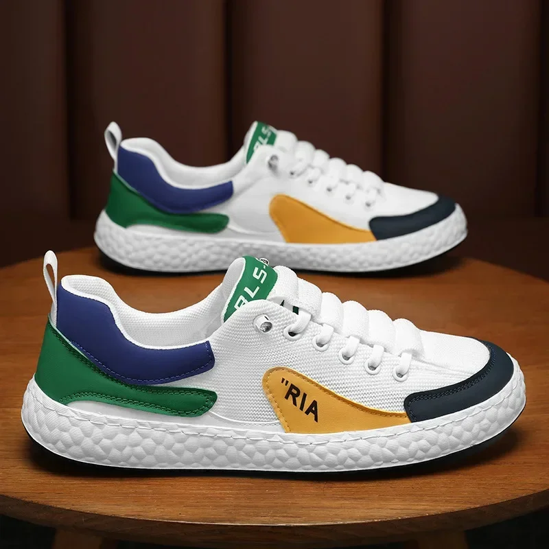 Модные мужские кроссовки мужская прогулочная обувь удобная Вулканизированная