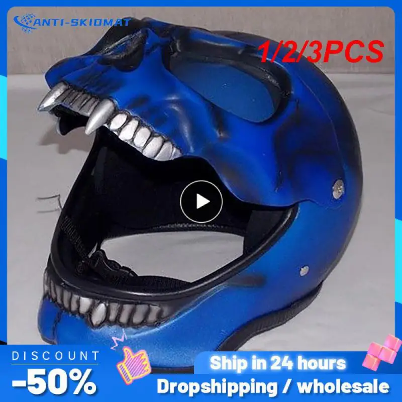 

Чехол для мотоциклетного шлема с рисунком черепа, 1/2/3 шт.
