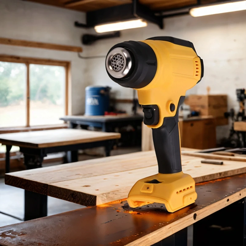 Беспроводной тепловой пистолет для аккумулятора Dewalt 20 В с регулируемой