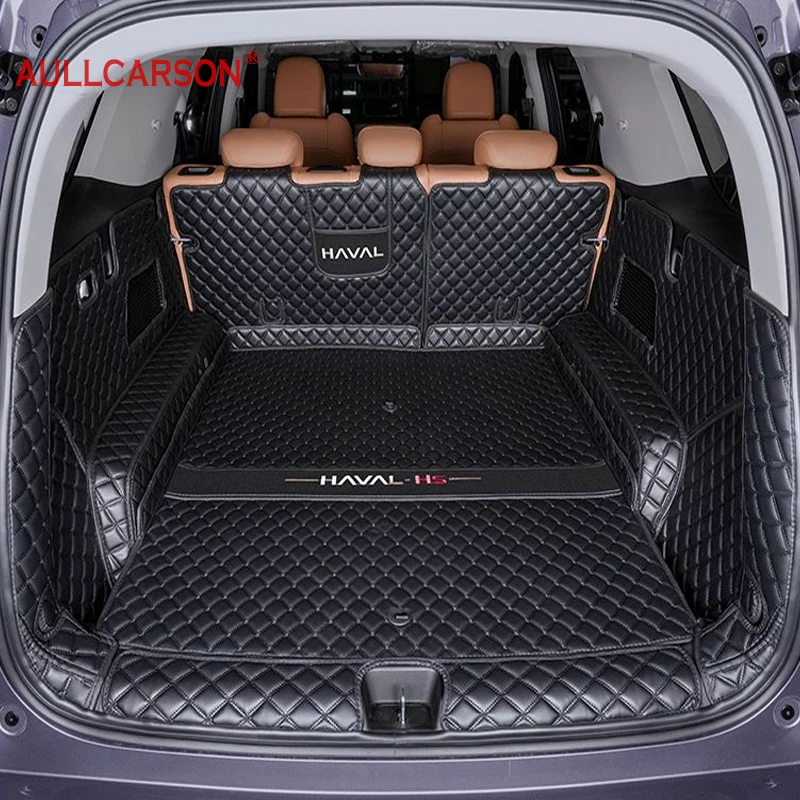 

Коврики для багажника Haval H5 2025, кожаная прочная подкладка для груза, покрытие багажника, аксессуары для интерьера автомобиля