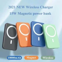 10000mah fast magnetic wireless charging power bank for iphone 12 13 pro for magsafe powrbank external auxiliary spare battery