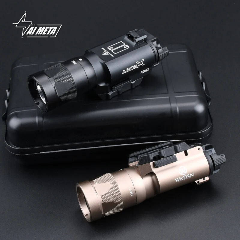 X300 X300V Tactical Pistol Scout Light 400 Lumens Hanging Light Airsoft Hunting Weapon Strobe Light Fit 20mm Picatinny Rail