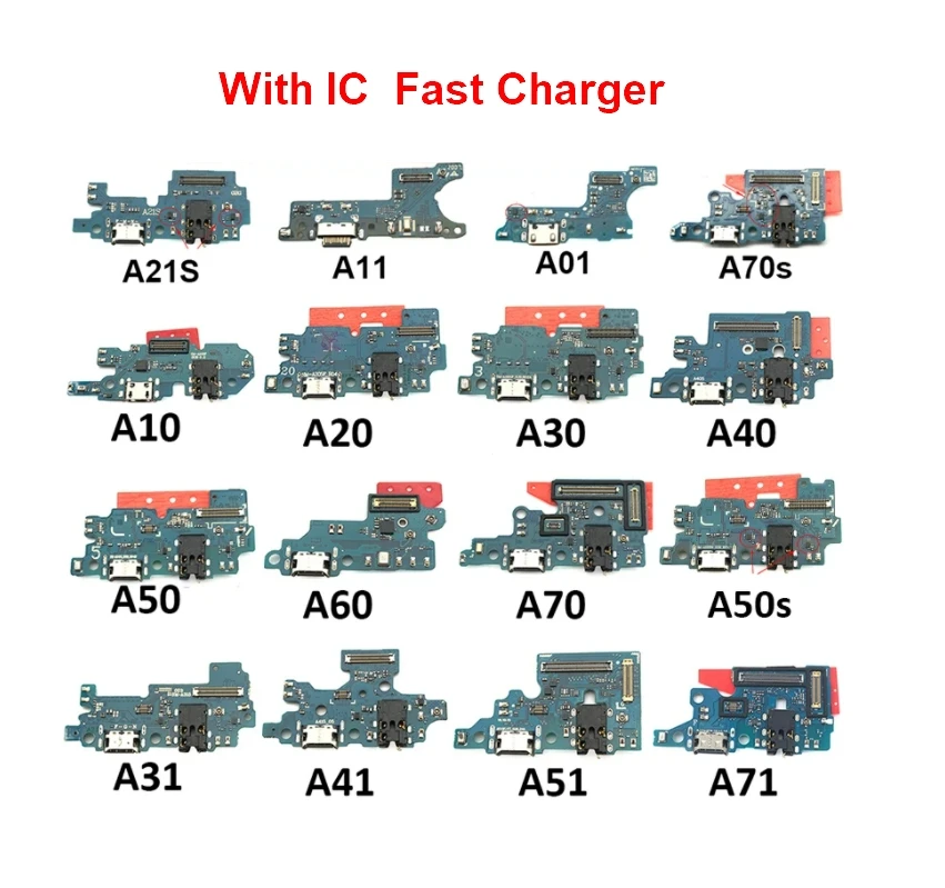 

50Pcs USB Charger Charging Port Dock Connector Board Flex Cable For Samsung A10 A20 A30 A40 A50 A60 A70 A01 A11 A21s A31 A51 A71