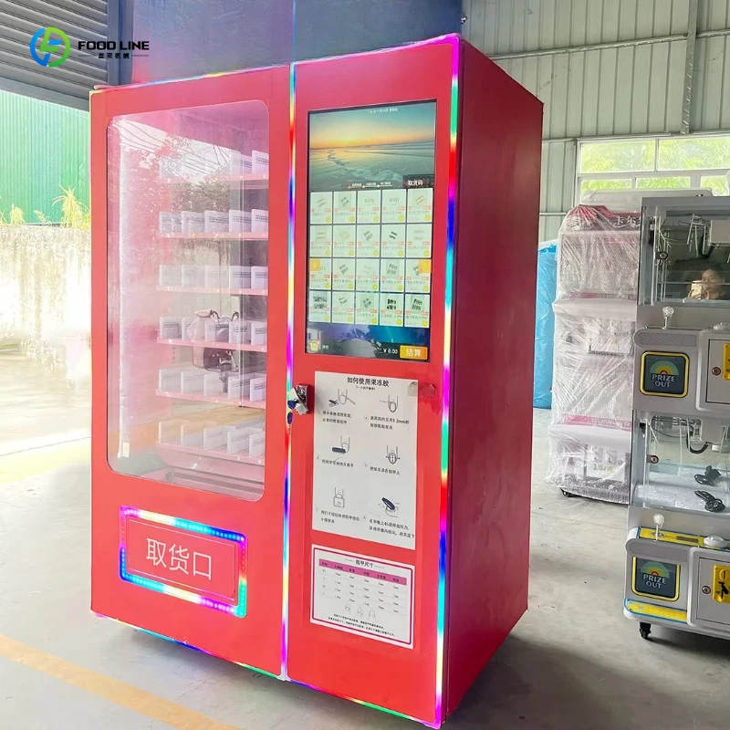 Фото Торговый автомат FL 2026 Blind Box Smart Vending Machine для косметики, накладных ресниц, маникюра и нейл-арта с QR-кодом, индивидуальными наклейками и сенсорным экраном №2