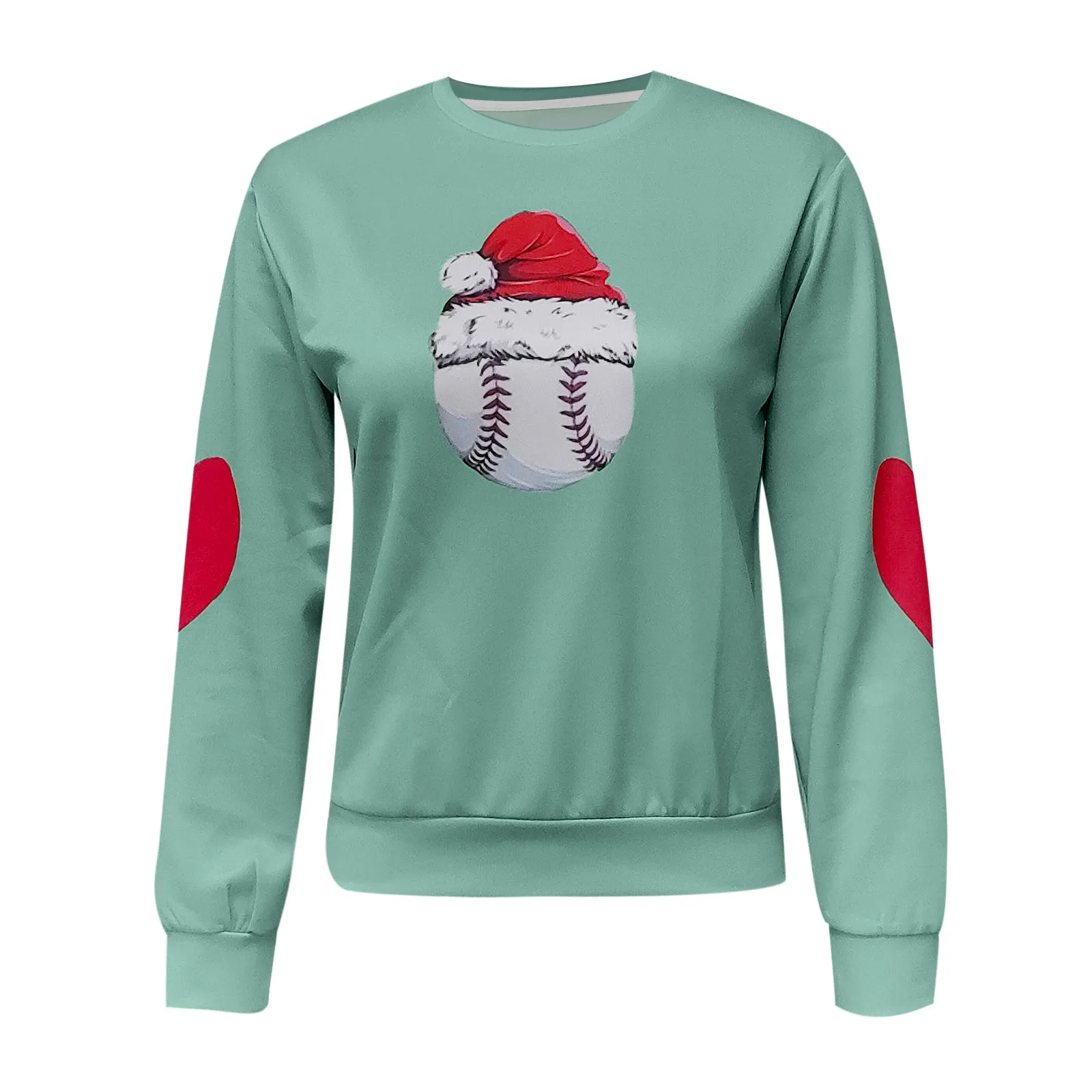 

Женский осенний свитер с длинным рукавом и круглым вырезом