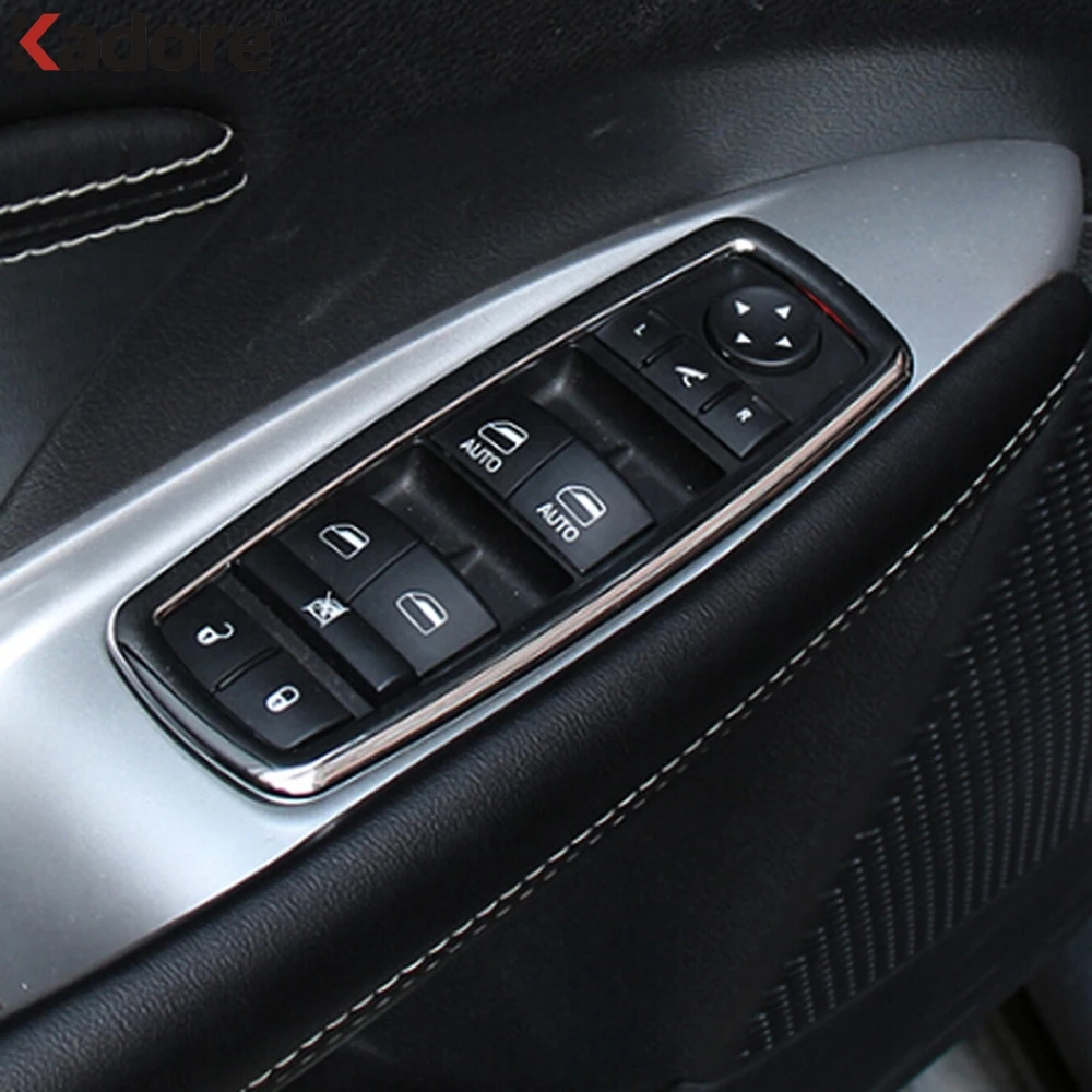 

Для Jeep Grand Cherokee, для Dodge Journey, для Chrysler 2011-2015, крышка кнопки переключения дверей и окон, внутренняя рамка подлокотника