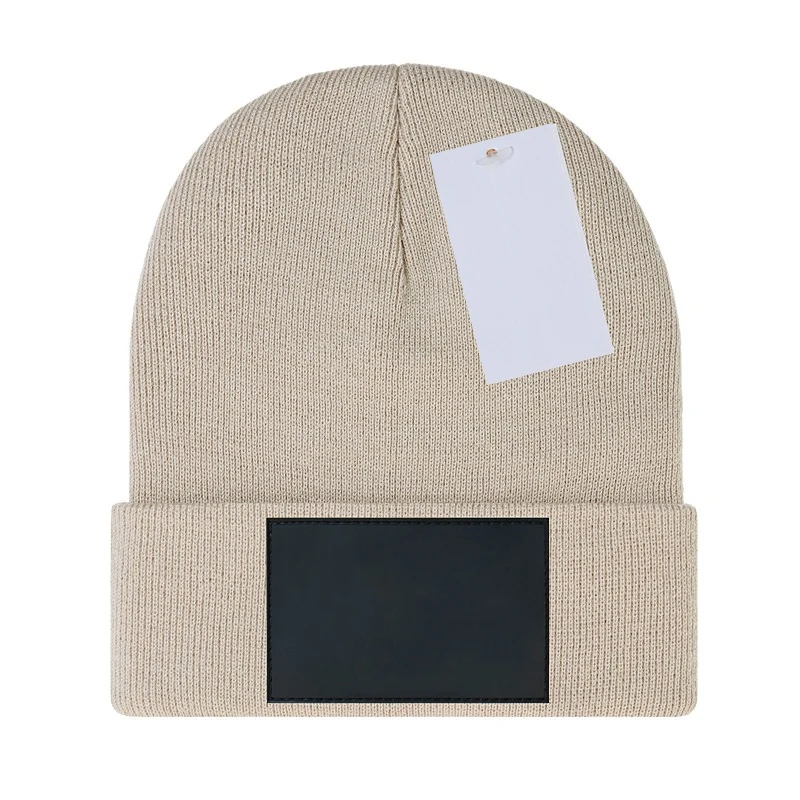 

Men Women Same Style Winter Autumn Solid Color Warm Knitted Cap Cuffed Beanie Hat Female Caps Warmer Bonnet Casual Hats