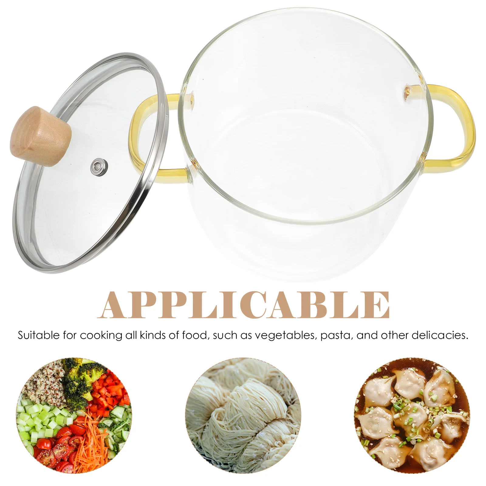 Корейские кастрюли с лапшой для кухни стеклянная сковорода раменские куриное