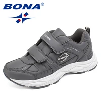 bona new popular style children casual shoes hook loop boys sneakers outdoor jogging shoes light soft free shipping