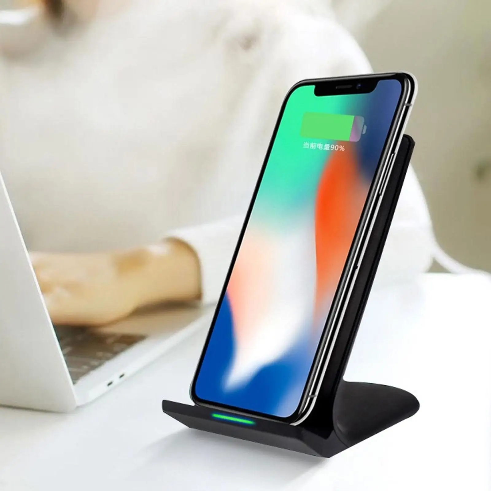 

15W Wireless Charger Car Mount for Air Vent Mount Car Phone Holder Intelligent Infrared Fast Charger Dual Coil Wirel Car Charger