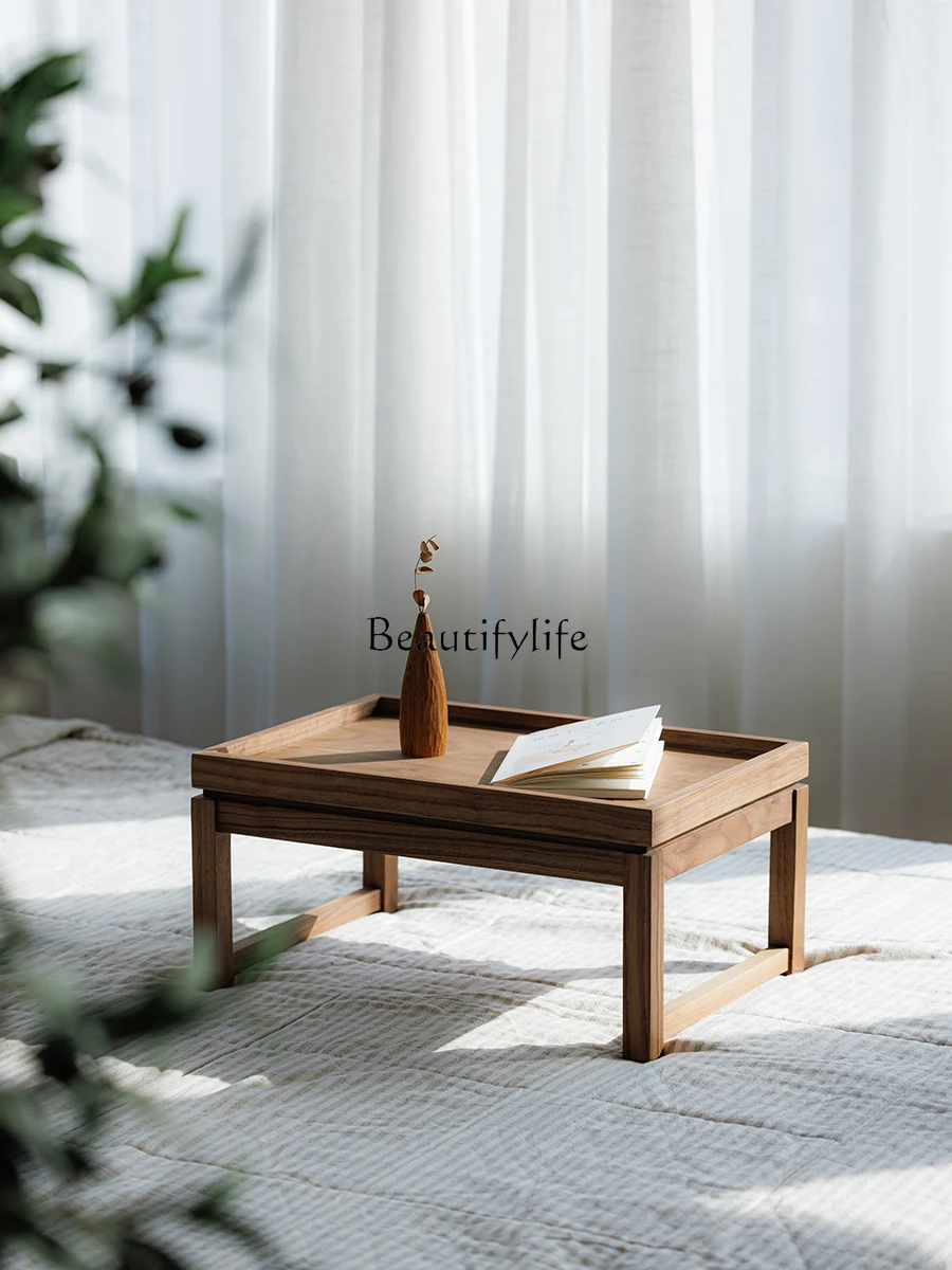 Новый китайский стиль из массива дерева Arhat кровать чайный столик эркерный