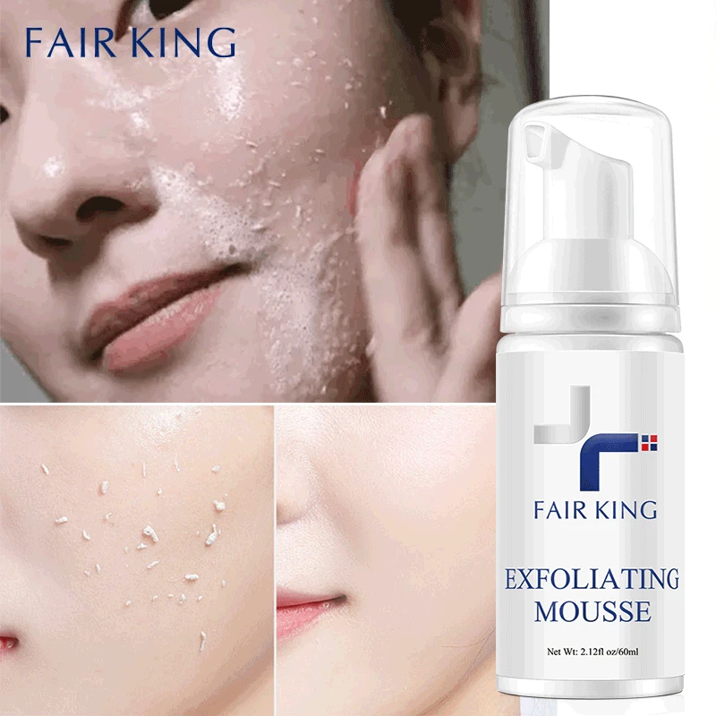 Facial Exfoliating Mousse Peeling Gel Face Scrub Deep Remove Cleaning All Skin Types Smooth Moisturizing Skin Exfoliator Cream