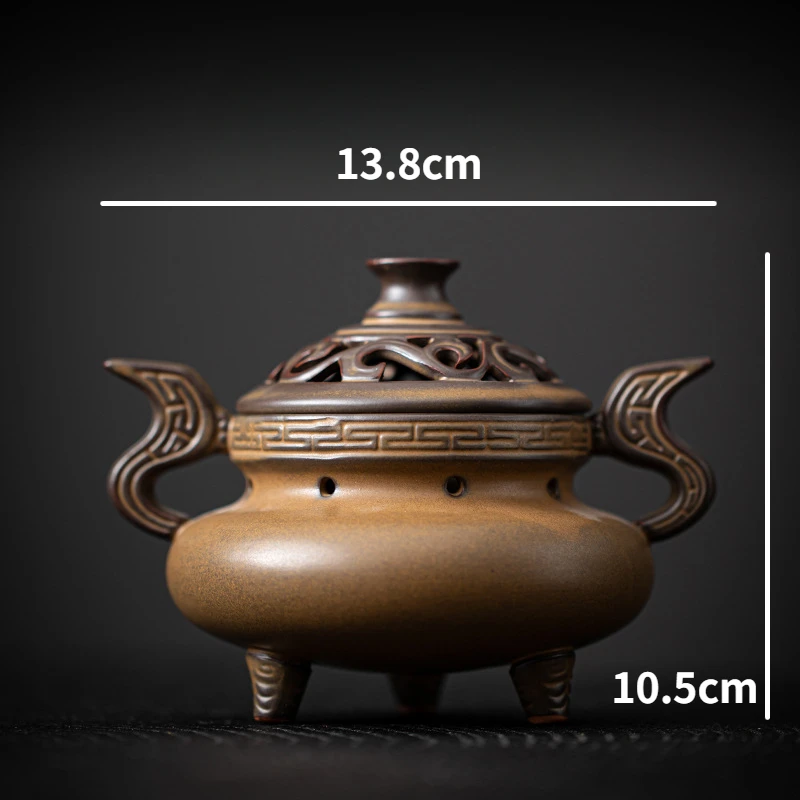 

Керамическая дисковая курильница Auspicious Clouds