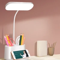 aesthetic bedroom desk lamp storage designer adjustable eye protection dimmable reading study lamparas light fixture jw50yd