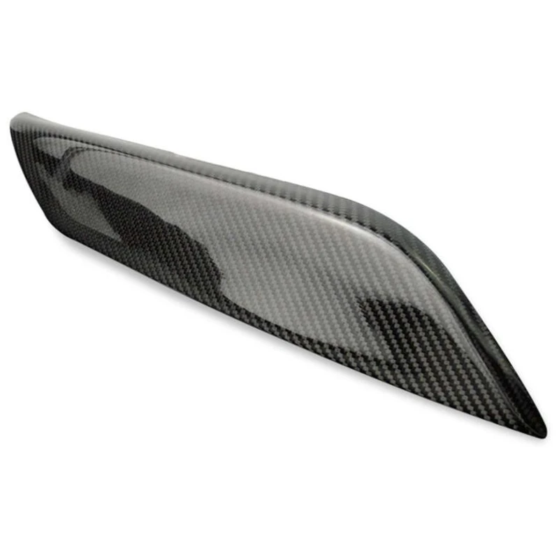 

Black Carbon Fiber Headlight Eyelids Covers for 2003-2008 Nissan 350Z Fairlady Z Z33 (Pack of 2)