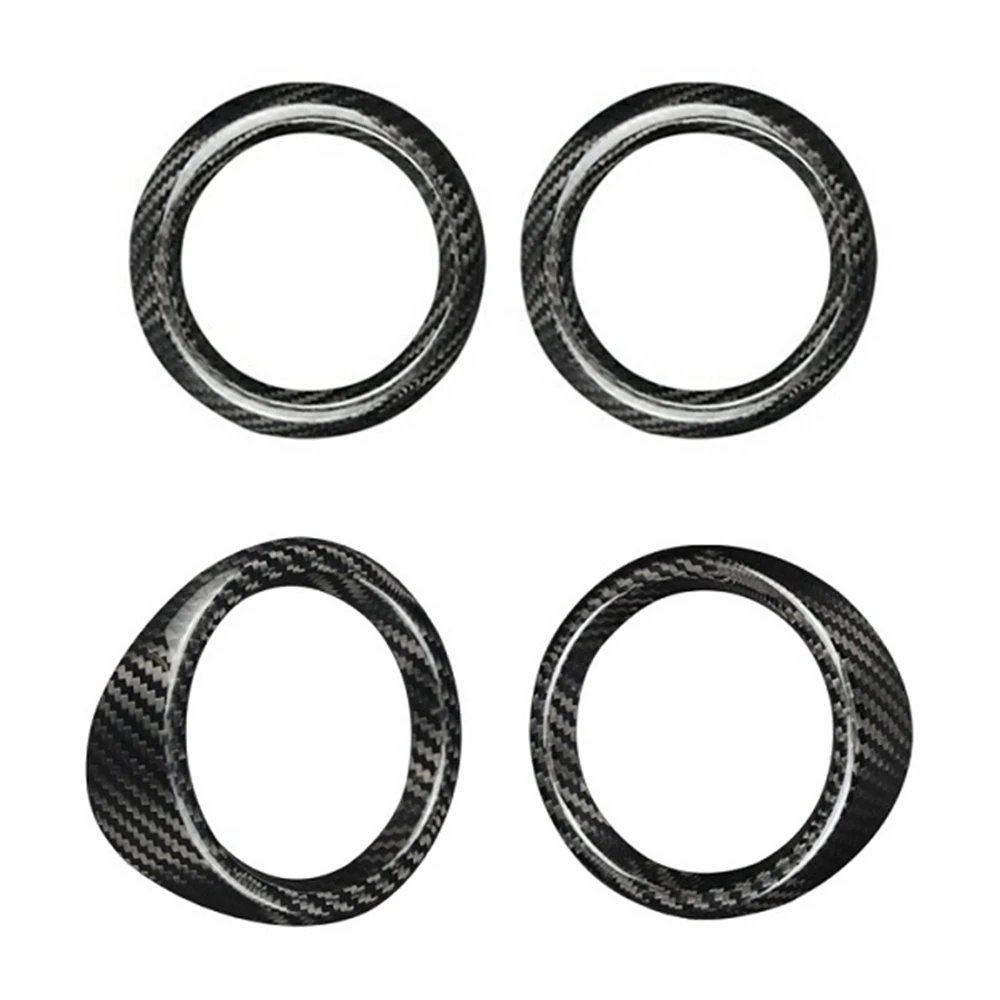 

Carbon Fiber Car Dashboard Air Outlet Vent Cover Trim for Chevrolet Camaro 2016-2019