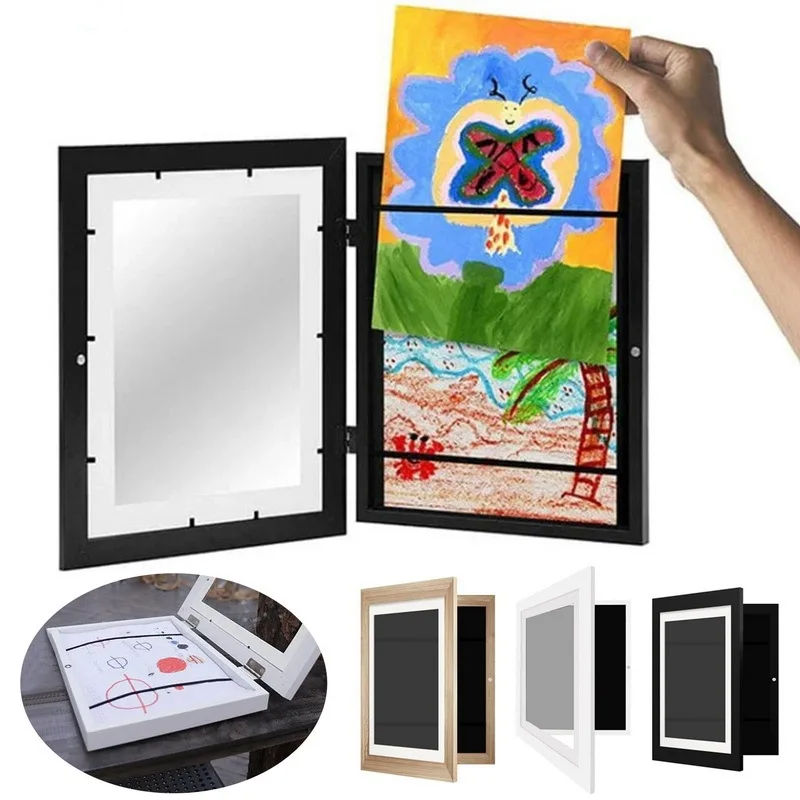

Kids Art Frames Magnetic Front Opening, Changeable For 3d Picture Display Art Projects Poster Photo Drawing Paintings Home Decor