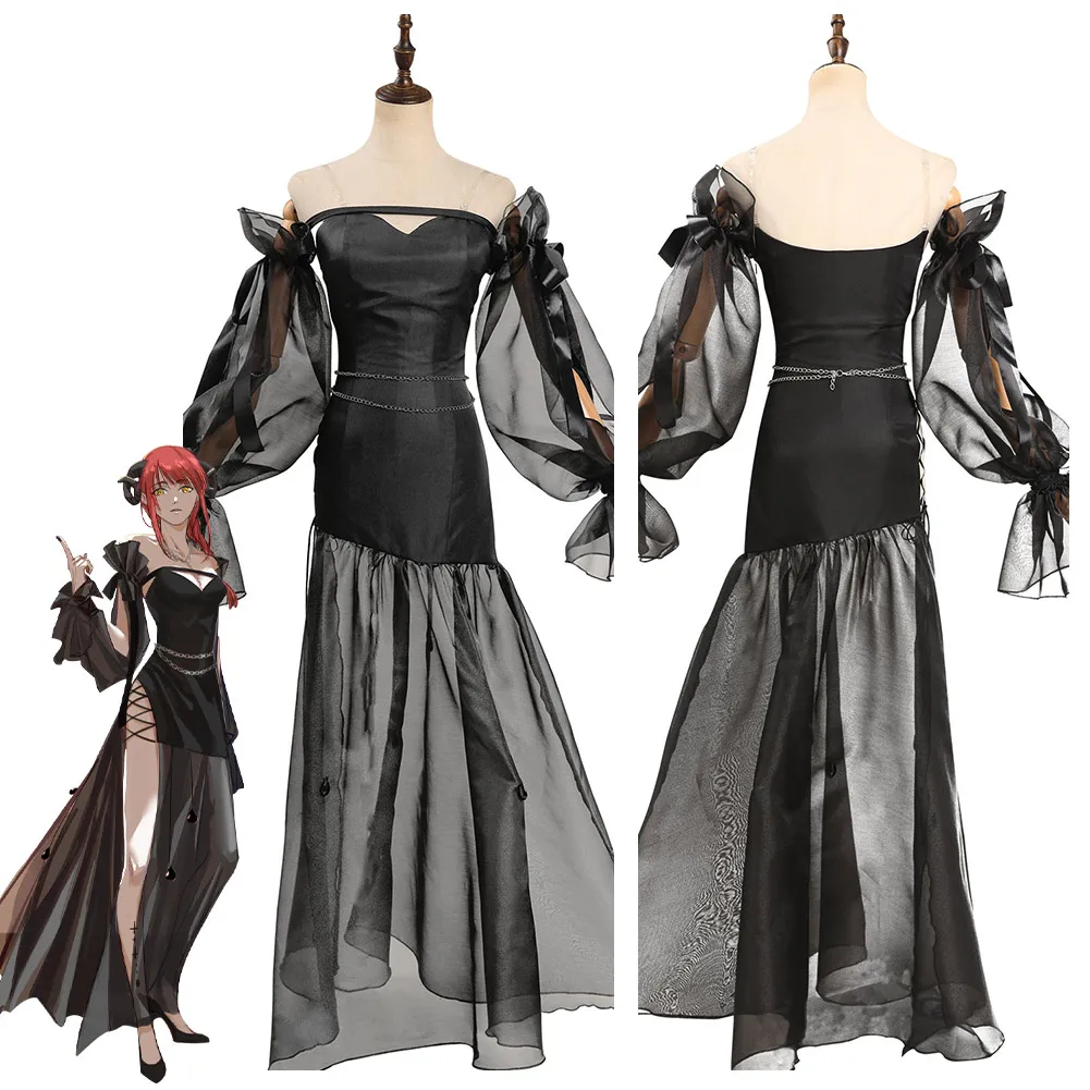 

Chainsaw Man Makima Cosplay Costume Demon Dress Outfits Halloween Carnival Suit