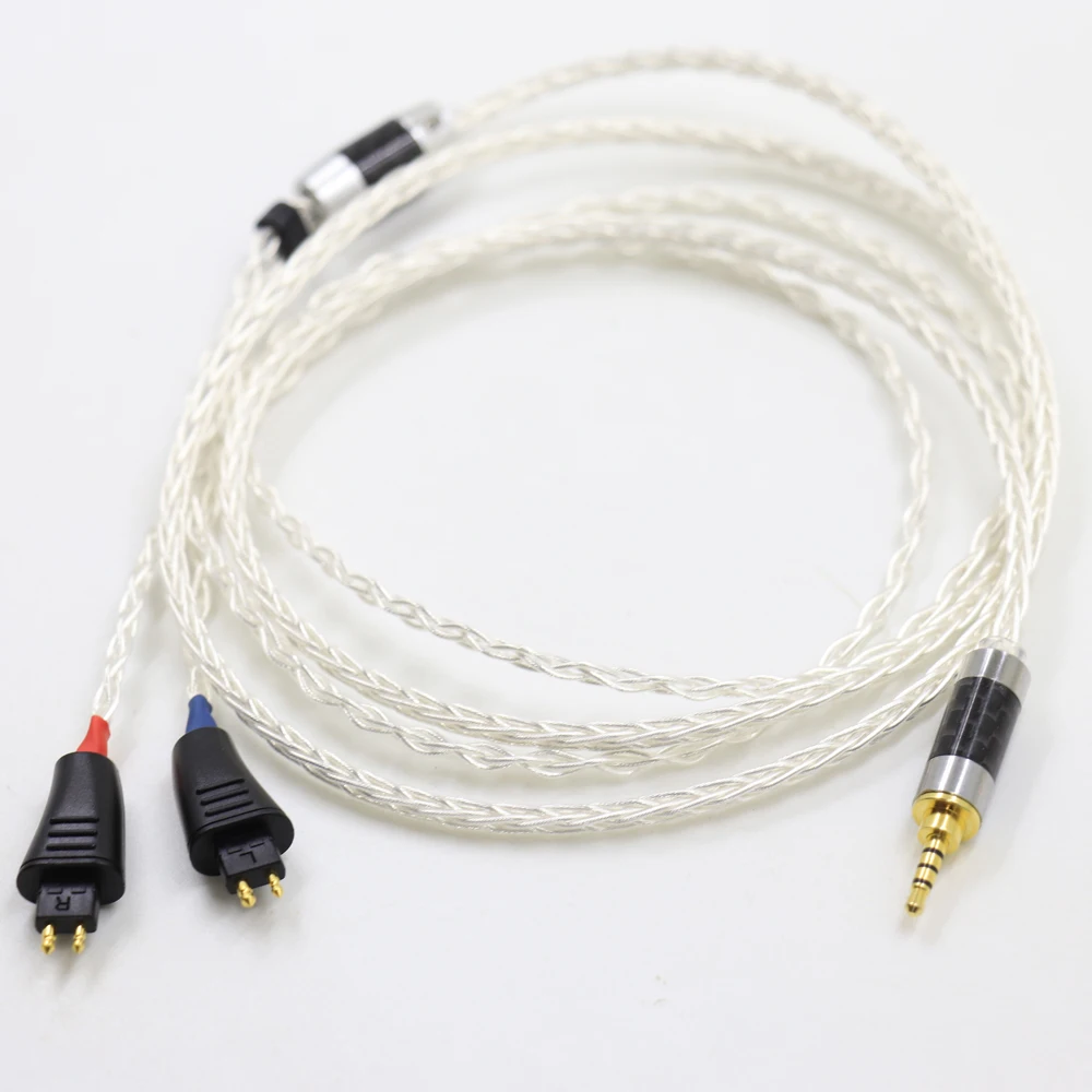 High-end SilverComet Taiwan 7N Litz OCC Earbud Replace Upgrade Cable for FOSTEX TH900 MKII MK2 TH909 TR-X00 TH600 TH610 enlarge