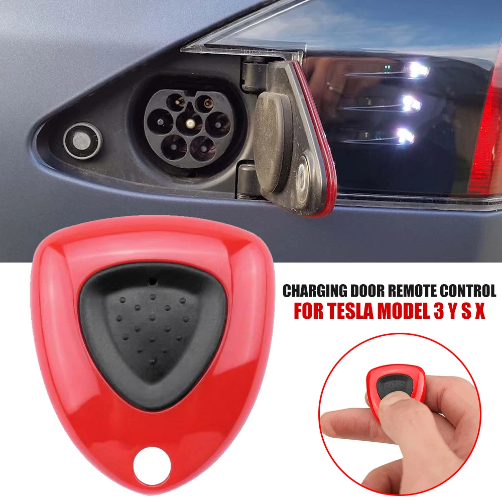 

For Tesla Model 3 Y S X Charging Door Open Remote Control Chip Energy Charger Pile Button Can Be Used Directly Car Accessories