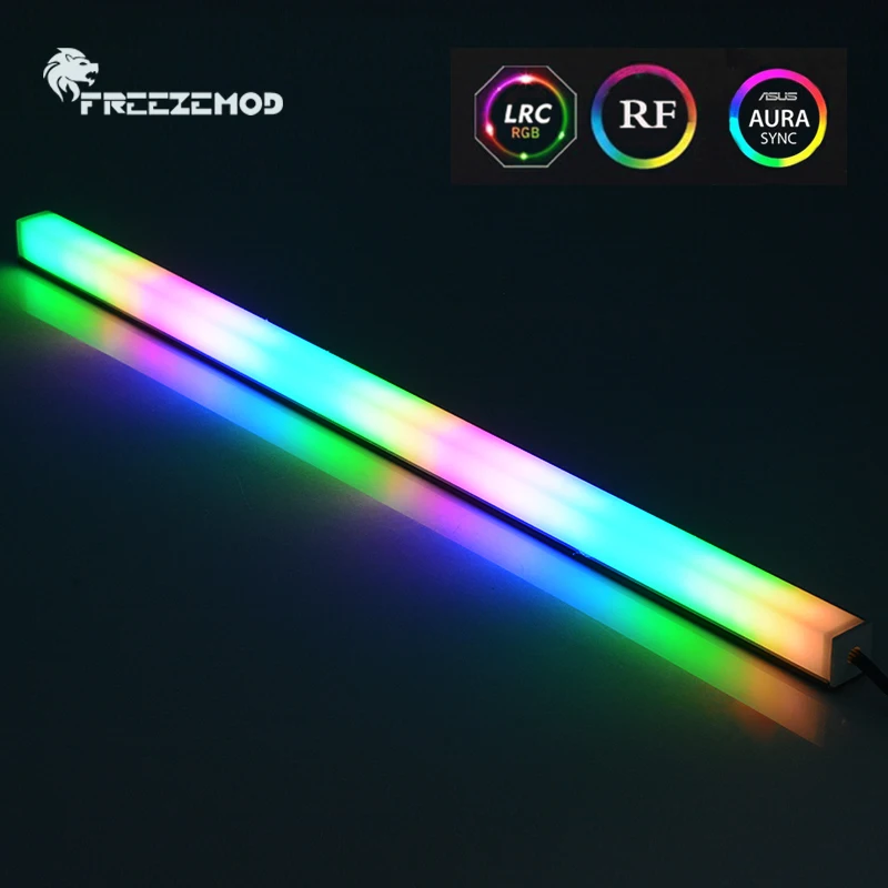 Freezemod RGB Φ Strip 5V 3Pin/12V4PIN, мягкая флейта для украшения шкафа, AURA SYNC Magnetic 25/30/35/40 см