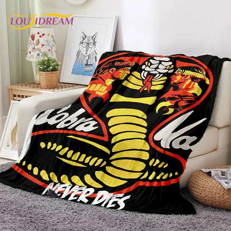 Фланелевое одеяло 3D Cobra Kai