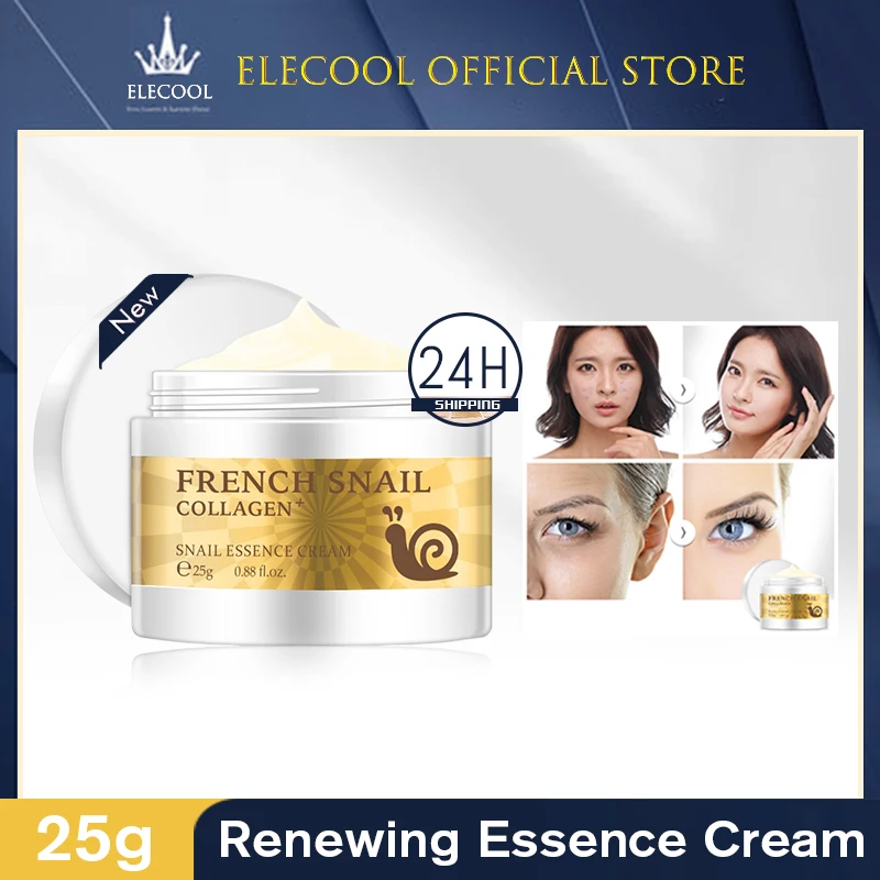 

Snail Rejuvenating Face Cream Hyaluronic Acid Moisturizer Anti Aging Collagen Day Cream For Face Nourishing Repair Serum Cream