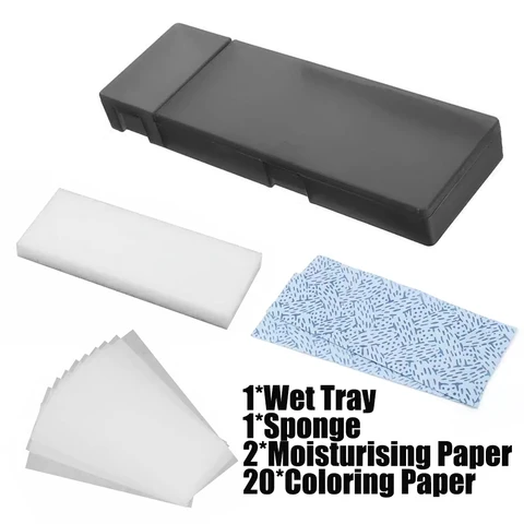 SANMERSEN Портативная влажная палитра для акриловой живописи Wet Tray