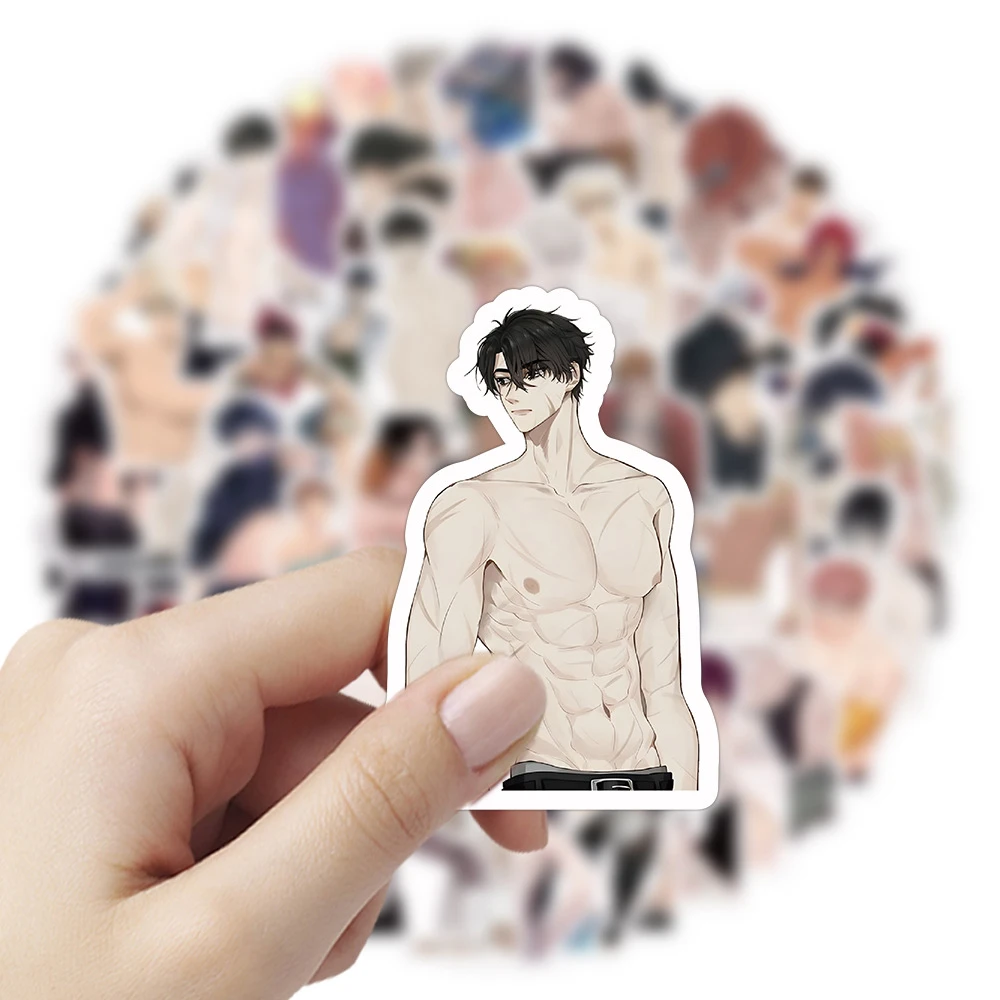 10/30/60 шт. аниме наклейки манга обнаженные мускулы украшения чемодан ноутбук