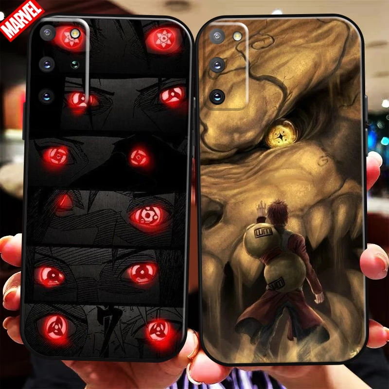 

Naruto Uchiha Sasuke Anime For Samsung Galaxy S21 S20 Plus Ultra FE 5G Phone Case Black Funda Liquid Silicon Coque