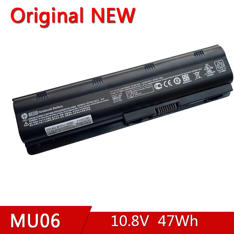 

MU06 NEW Original Battery For HP Pavilion G6 G7 CQ42 CQ32 G42 CQ43 G32 DV6 DM4 G72 593553 593562-001 HSTNN-DB0Y/UB0Y/IB0Y/LB0Y