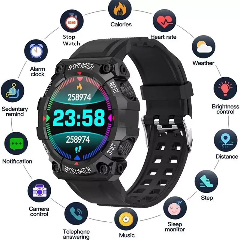 

New Smart Watches Men Women Bluetooth Smartwatch Touch Smart Bracelet Fitness Bracelet Connected Watches for IOS